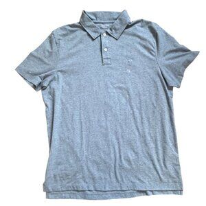 American Eagle Mens Super Soft Standard Fit Polo Shirt-Blue-L-NWT